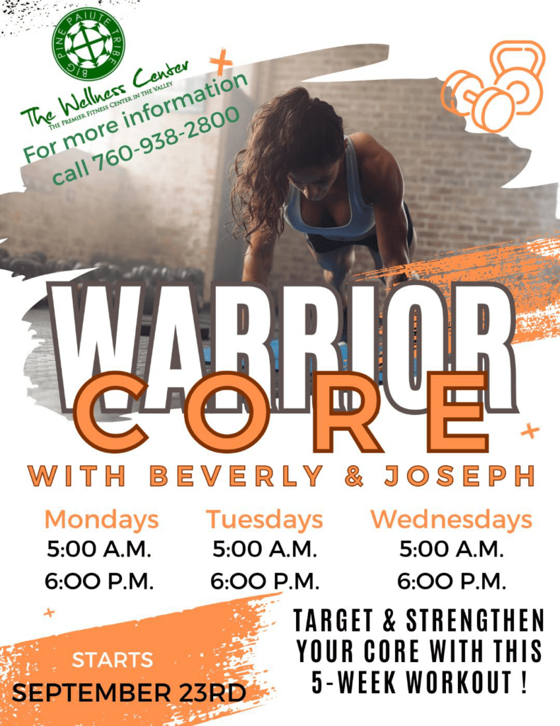 Warrior Core Workout with Beverly and Joseph Eastern Sierra Now | Local ...